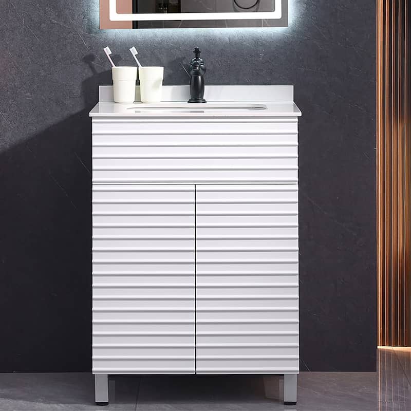 24 Inch Bathroom Vanity with Sink Stylish and Modern Affordable Bathroom Furniture