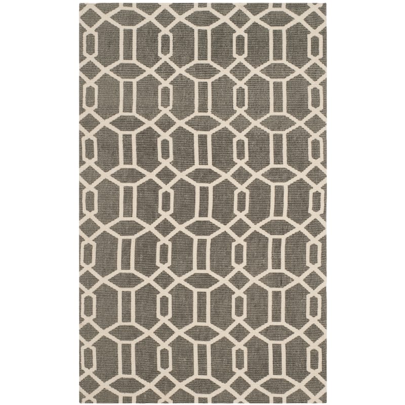 SAFAVIEH Handmade Cedar Brook Hakiema Modern Jute Rug - 2'3" x 3'9" - Grey/Ivory