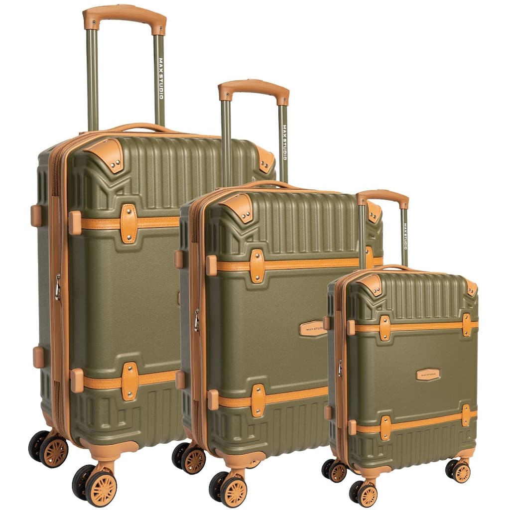 Max Studio ABS 3-Piece Luggage Set South Hampton Collection