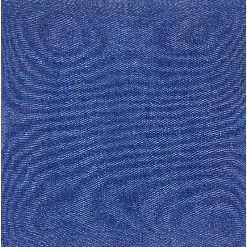 20" Classic Blue Solid Square Throw Pillow