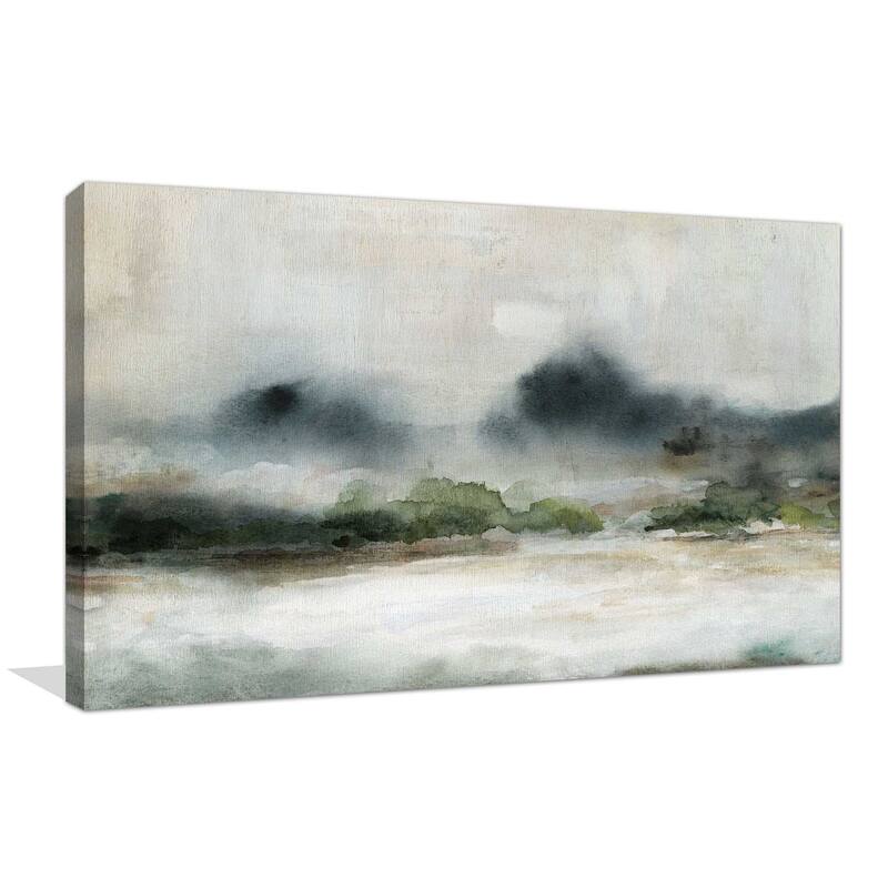 "Textured Rain II (Horizontal)" by Carol Robinson Print on Canvas