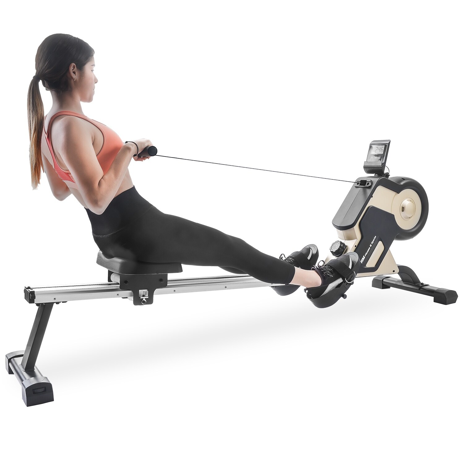 Compact indoor rowing machine 2025