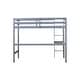 preview thumbnail 9 of 28, Twin High Loft Bed with Safety Guardrail,Built-in desk,Ladder for Home