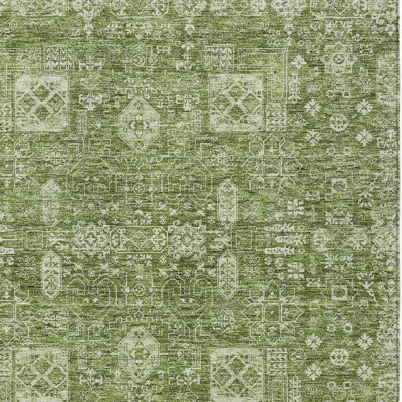 HomeRoots Oriental Transitional Rectangle Outdoor Rug