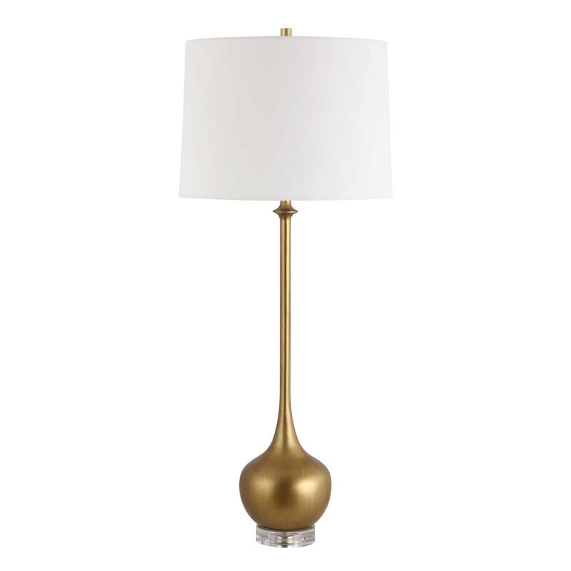Uttermost Good As Gold Buffet Lamp - 14.00" W x 33.75" H x 14.00" D