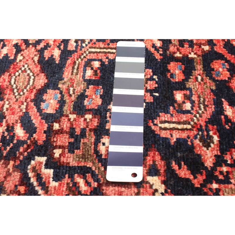 ECARPETGALLERY Hand-knotted Andelz Dark Navy Wool Rug - 4'1 x 6'4