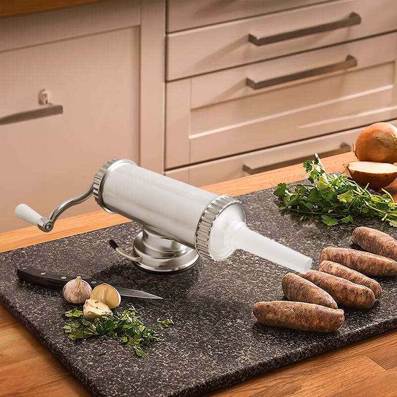 Fantes Sausage Maker with Suction Base and 3 Nozzles