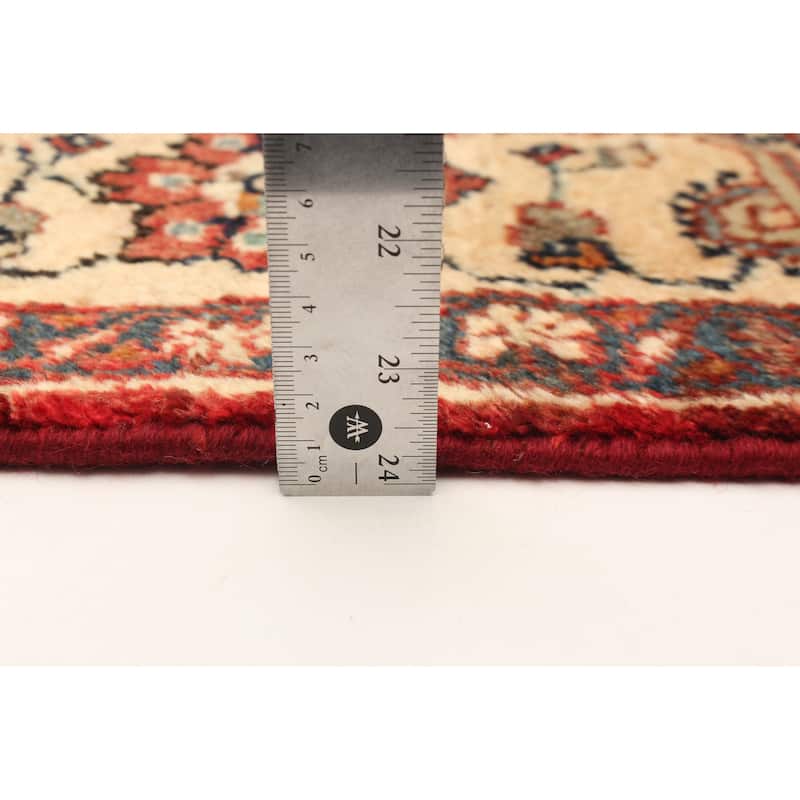 ECARPETGALLERY Hand-knotted Anadol Red Wool Rug - 4'1 x 6'2