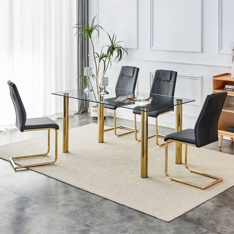 Modern 5pcs Dining Table Set for Kitchen room