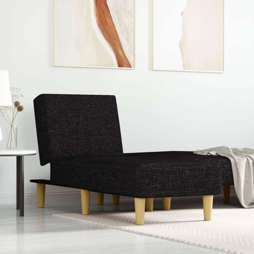 vidaXL Chaise Longue Fabric - 21.7" x 55.1" x 27.6"
