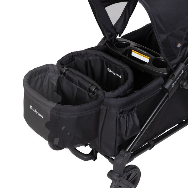 dog dog stroller Garvee Double Pet Stroller with 2 Detachable Carriers, 4 Wheels Dog  Stroller for 2 Dogs or Cats, Puppy Stroller with Storage Basket, 360-Degree  Front main image 1
