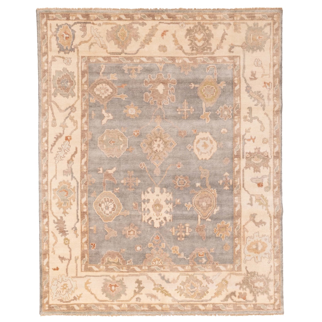 ECARPETGALLERY Hand-knotted Jules Serapi Grey Wool Rug - 8'2 x 10'1