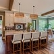 preview thumbnail 13 of 11, 5-Light Rattan Drum Chandelier Coastal Island Pendant Light for Dining Room - 26" W x 9.8" H