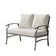preview thumbnail 9 of 31, Outdoor Patio Metal 74" W Sofa/ 50" W Loveseat with Cushions