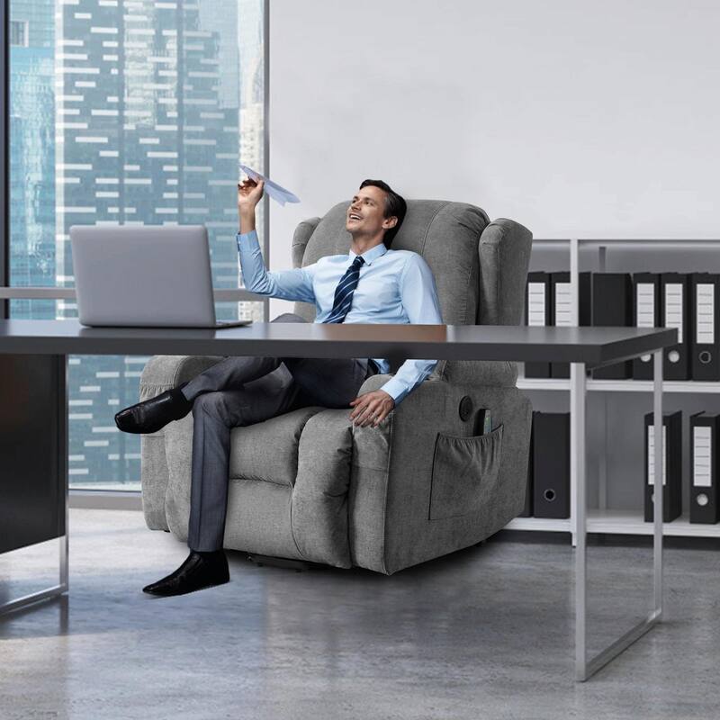 Power Lift Recliner Chair for Elderly with Heat, Massage, and USB Port