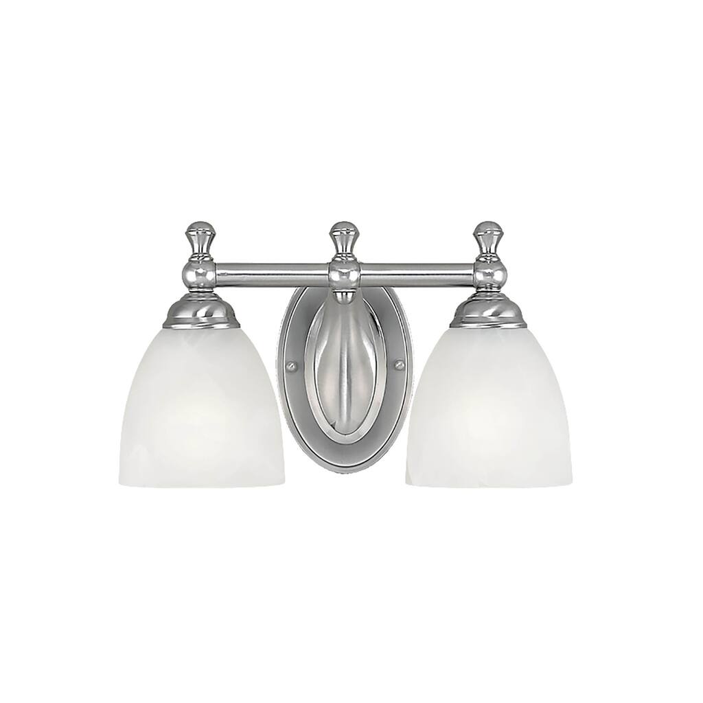 Millennium Lighting 2 Light Satin Nickel Bathroom Vanity Fixture