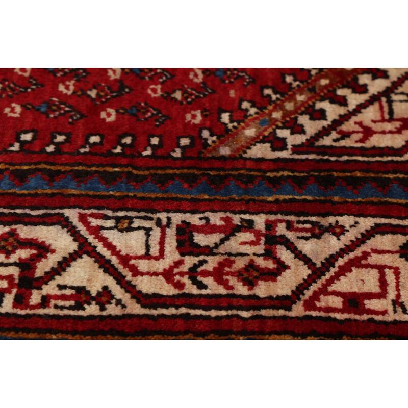 ECARPETGALLERY Hand-knotted Andelz Red Wool Rug - 3'5 x 5'1