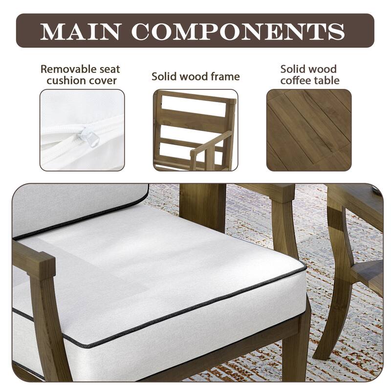 2 Set Outdoor Patio Club Chair with Cushion Patio Arm Lounge Chair