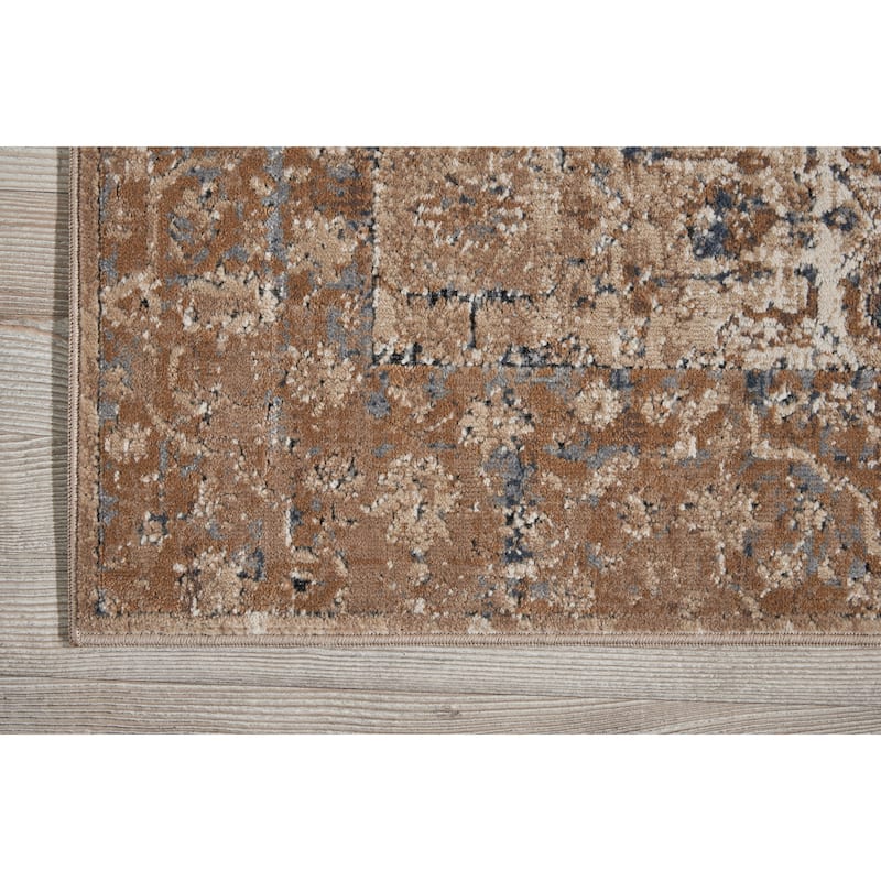 Malta Classic Bordered Geometric Medallion Area Rug