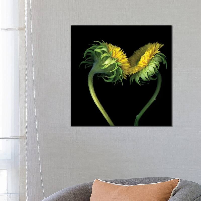 iCanvas "Sunflower X" by Magda Indigo Canvas Print - 26x26x1.5