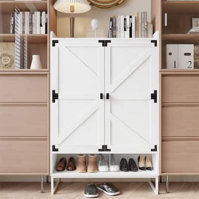 6-Tier Shoe Storage Cabinet with Adjustable Shelves