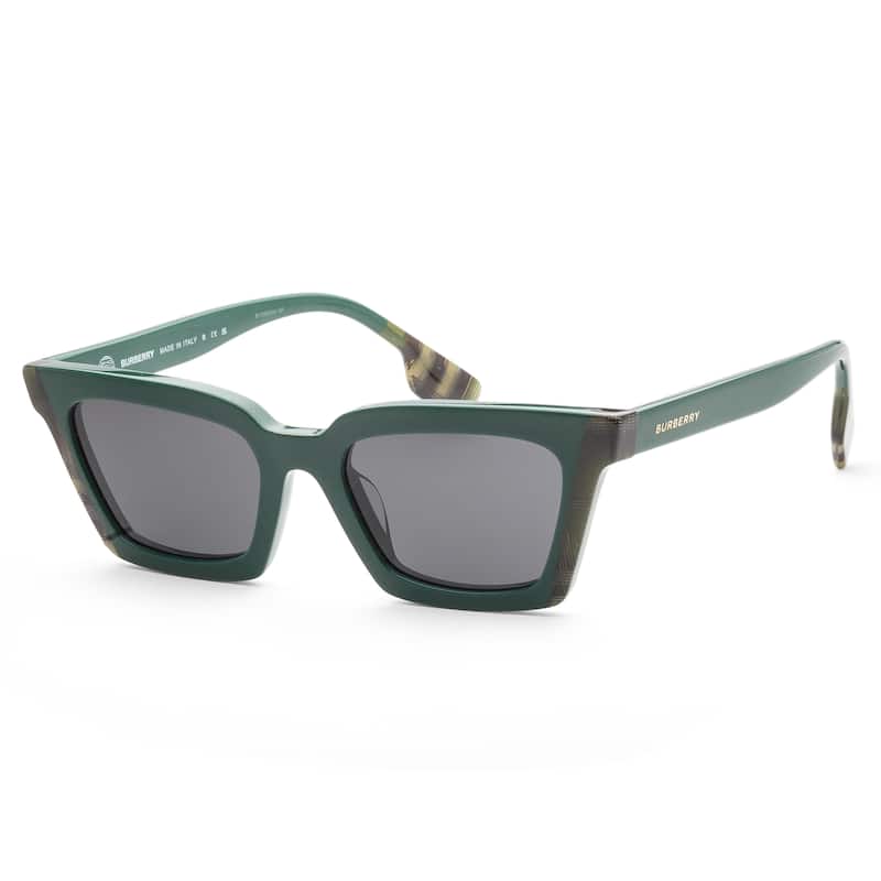 Burberry Women's 52mm Green Check Green Sunglasses