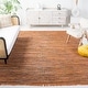 preview thumbnail 5 of 82, SAFAVIEH Handmade Rag Rug Bookem Casual Stripe Cotton Rug with Fringe