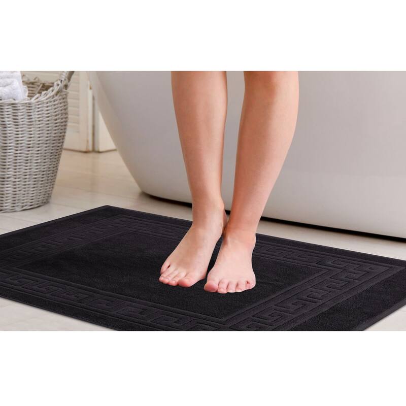 Superior Plush & Absorbent 900 GSM Cotton Bath Mat - (Set of 2)