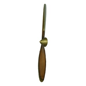 Shop Vintage Look Metal Airplane Propeller Wall Decor W Brass