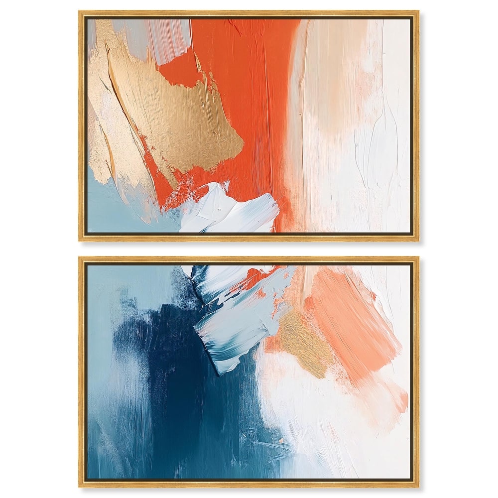 Orange Infusion II Canvas Set of 2 by Art Remedy