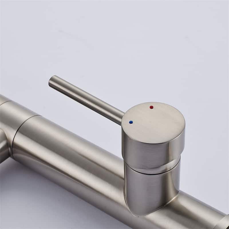Stainless Steel Single Handle Kitchen Faucet with Pull Down Sprayer