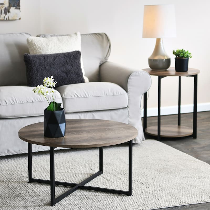 Household Essentials Round Coffee Table - 31.5"