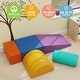 preview thumbnail 4 of 30, Foam Climbing Blocks Toddlers 5 Pieces Baby Activity Play Set Indoor Blue