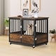 preview thumbnail 8 of 7, Moasis Industrial Heavy Duty Dog Crate Kennel with 2 Doors