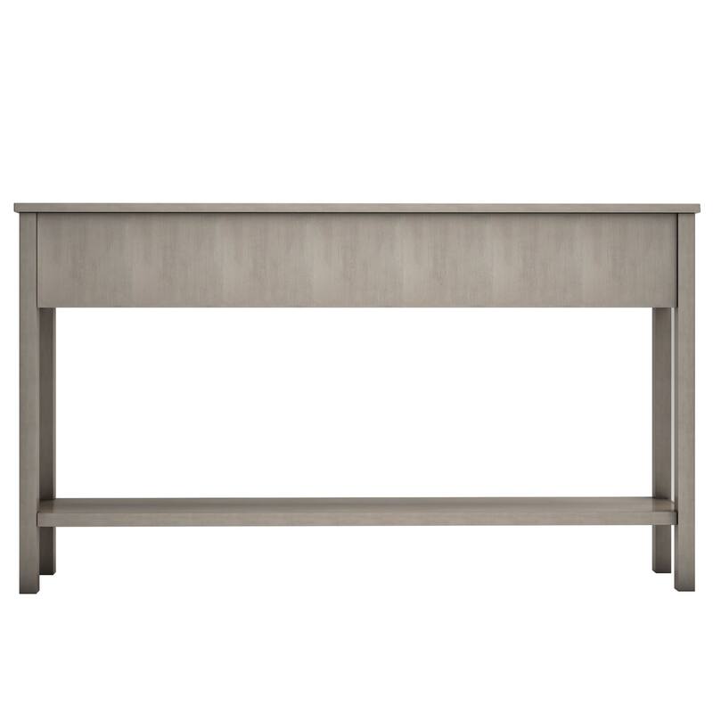Multi-drawer entry console table