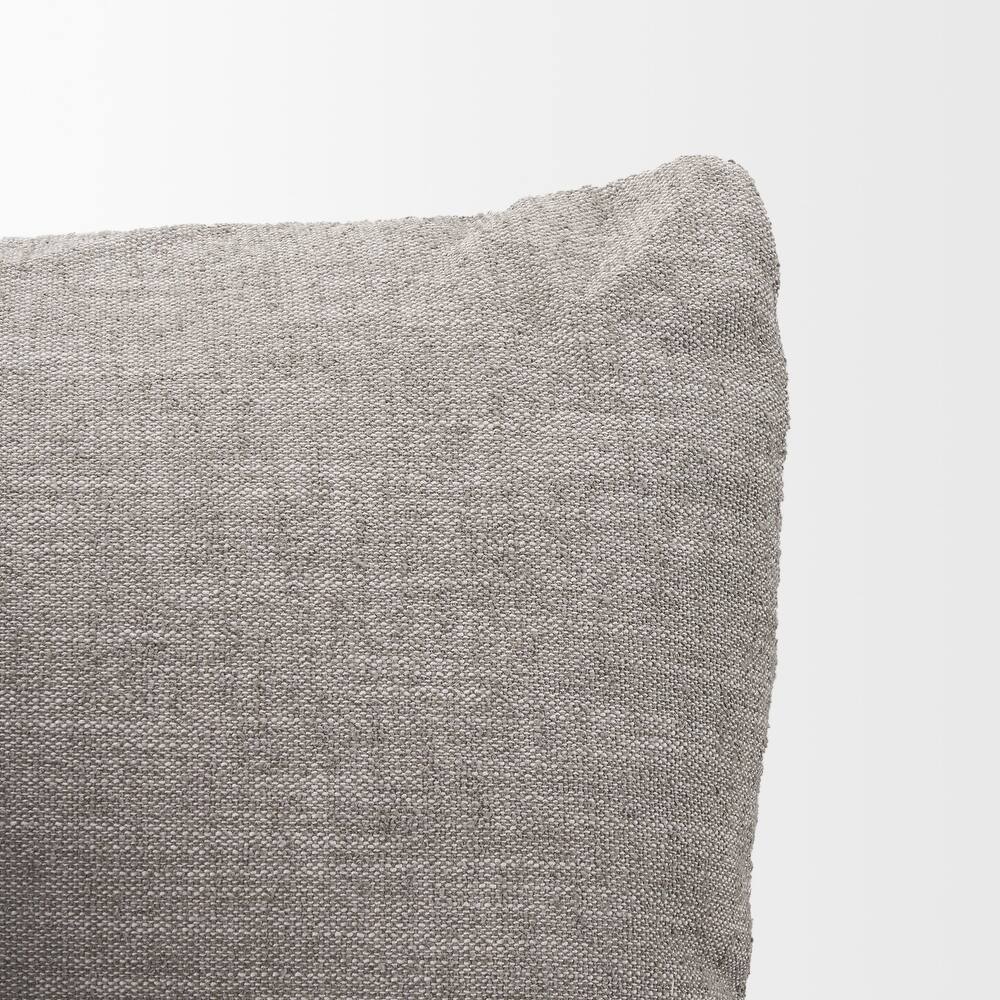 Halston Corner Light Gray Performance Fabric - 38.98 x38.98 x29.13