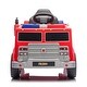 preview thumbnail 3 of 8, 12V Freddo Firetruck 1 Seater Ride on