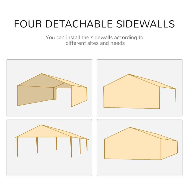 9.6' x 19' Large Party Tent