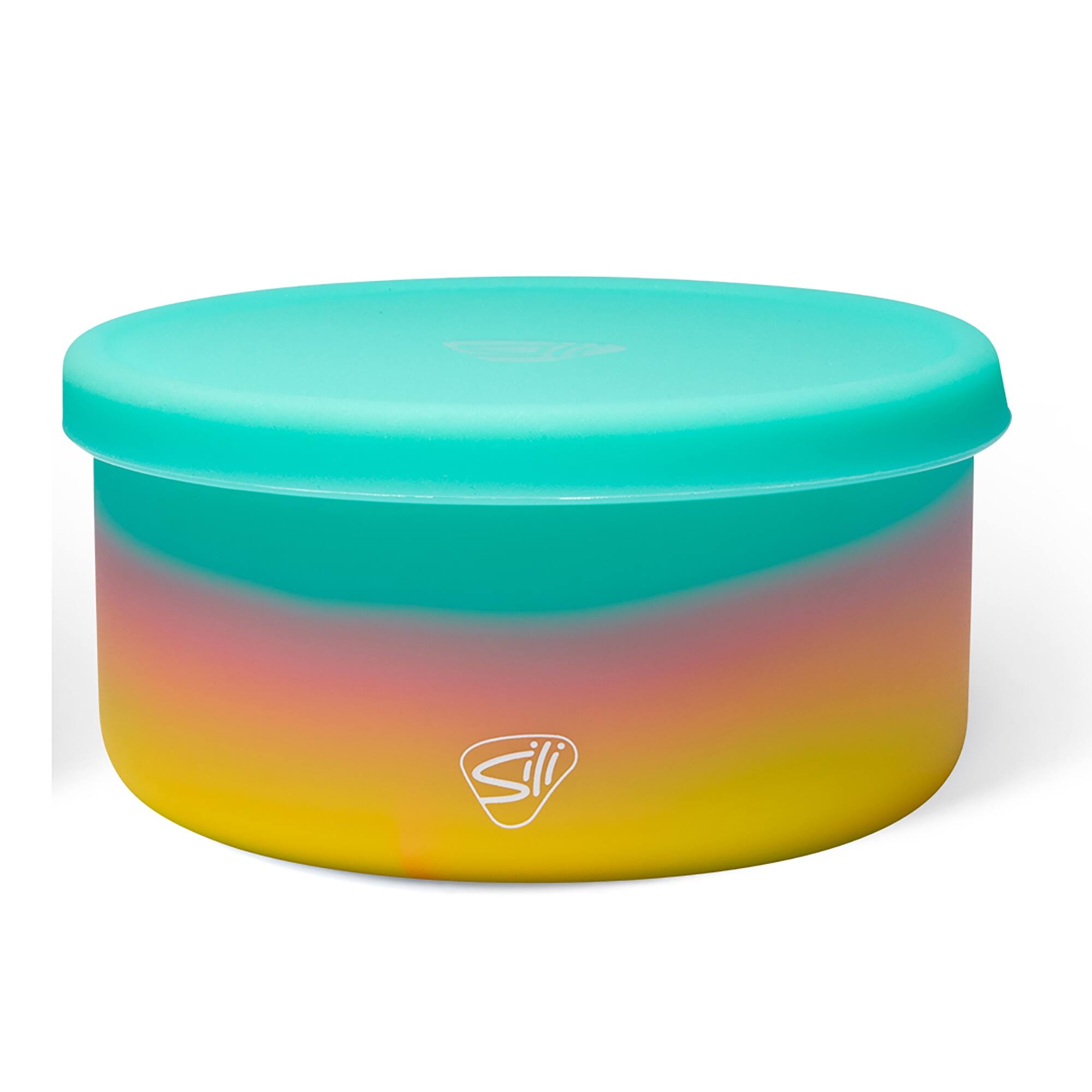 Silipint Silicone 30oz Lidded Bowls 2 Pack Aurora Unbreakable