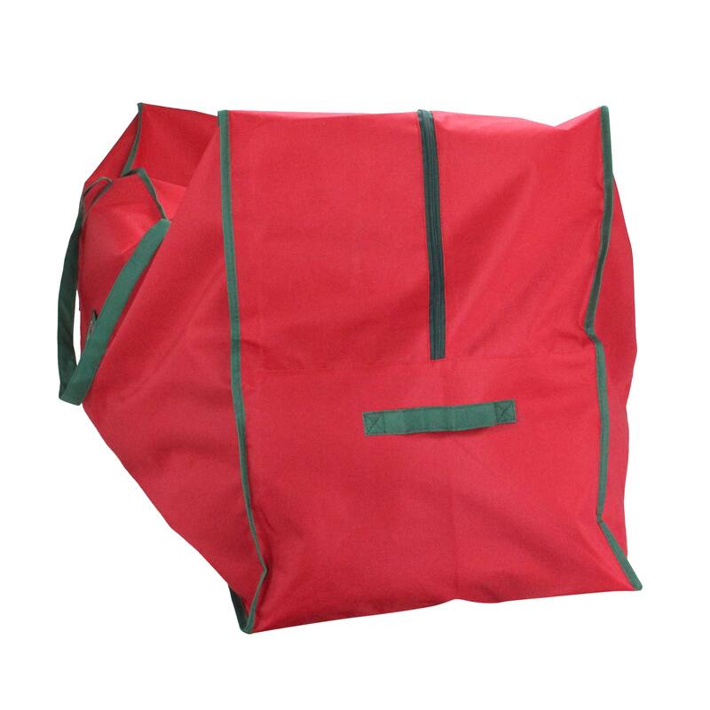 43" Red and Green Multipurpose Christmas Storage Bag