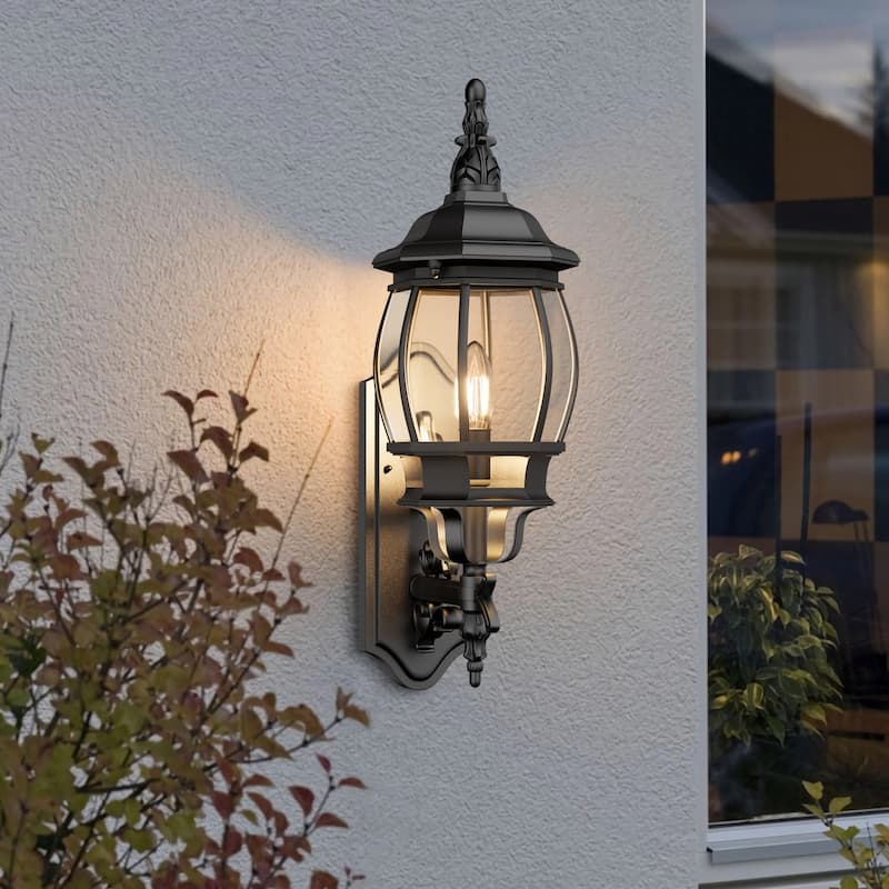 Outdoor 1/3 Light Waterproof Aluminum Wall Light