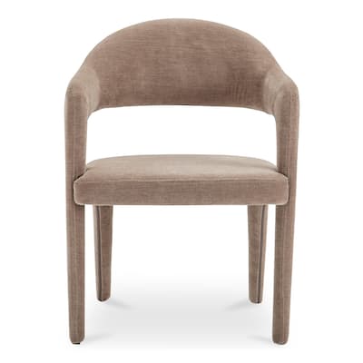 NADAAL STUDIOS Bryn, Upholstered Dining Chair With Open Barrel Back - 23.6"W x22.6"D x31.9"H