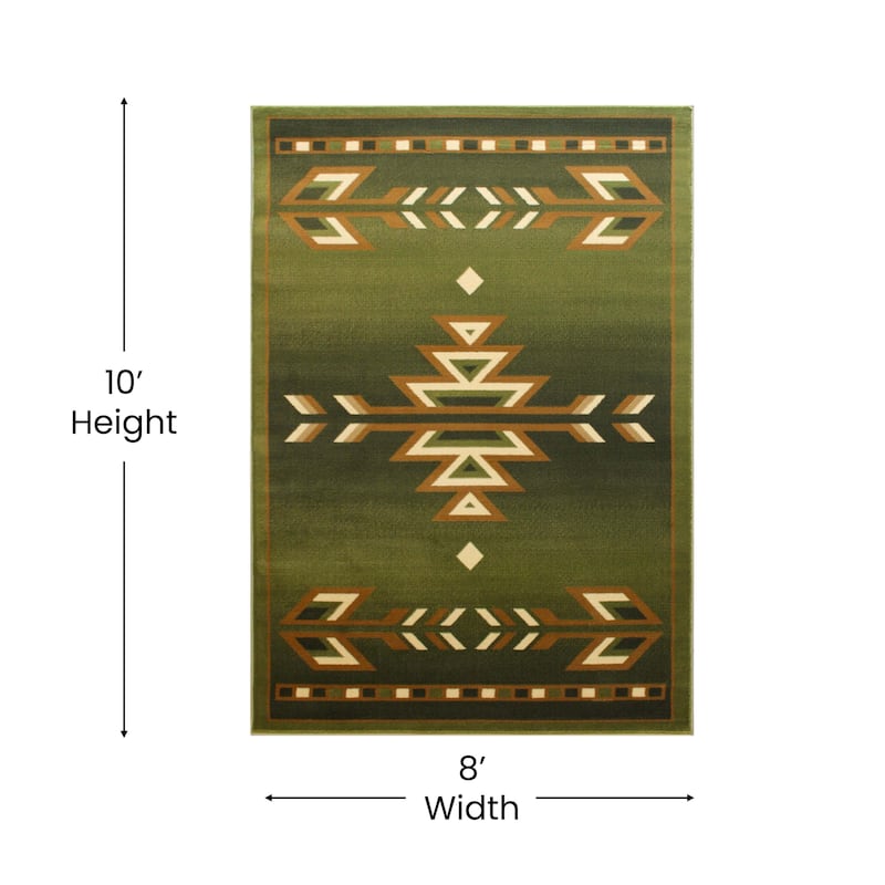 Multipurpose Southwestern Style Patterned Indoor Area Rug