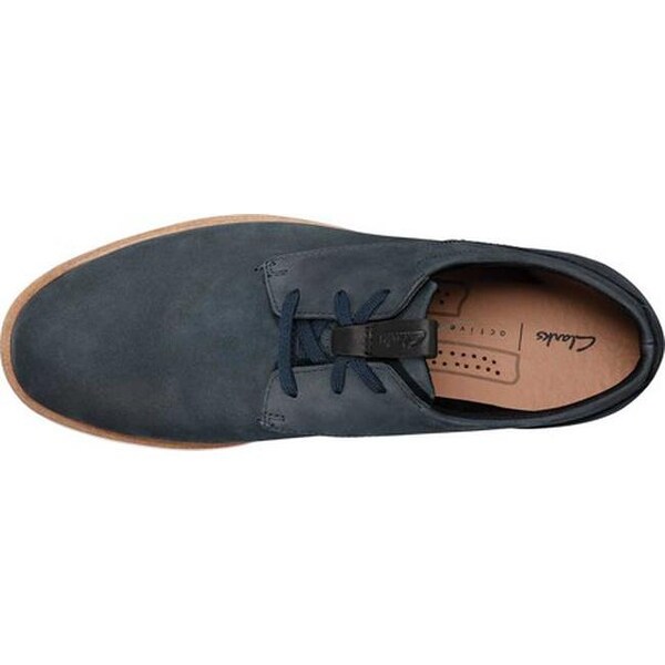 navy nubuck clarks