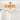 18" Wellmian 5-Light Matte Gold Semi-Flushmount Ceiling Lamp Mini Glass Globe Shades