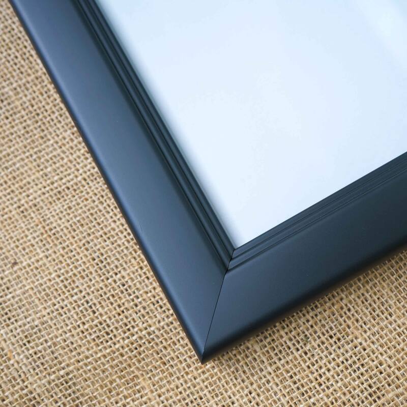 17x21 Frame Black Picture Frame - Complete Modern Photo Frame Includes