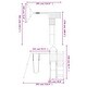 preview thumbnail 4 of 18, vidaXL Swing Set Outdoor Backyard Wooden Playground Equipment for Kids Age 3-8