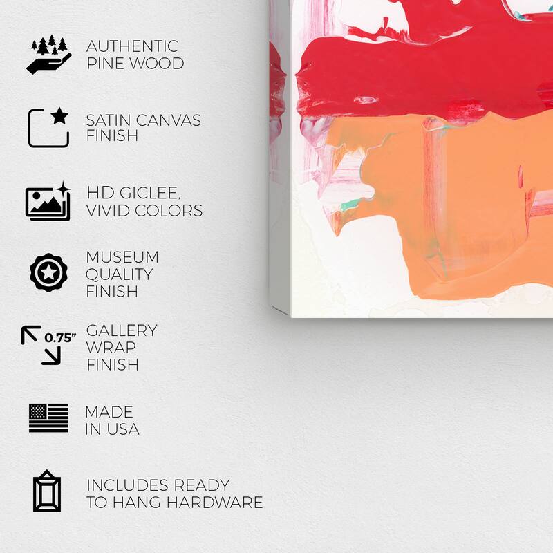 Wynwood Studio Canvas Abstract Color Theory Green and Metallic Green Modern & Contemporary Wall Art Canvas Print