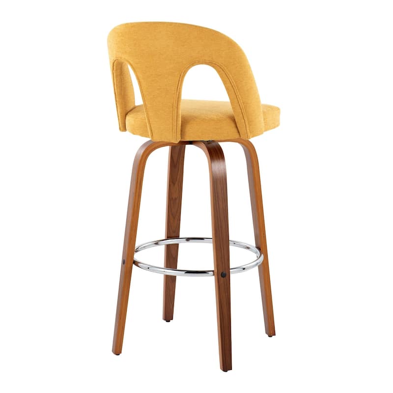 Ava Upholstered 30" Fixed-Height Counter Stool - Set of 2
