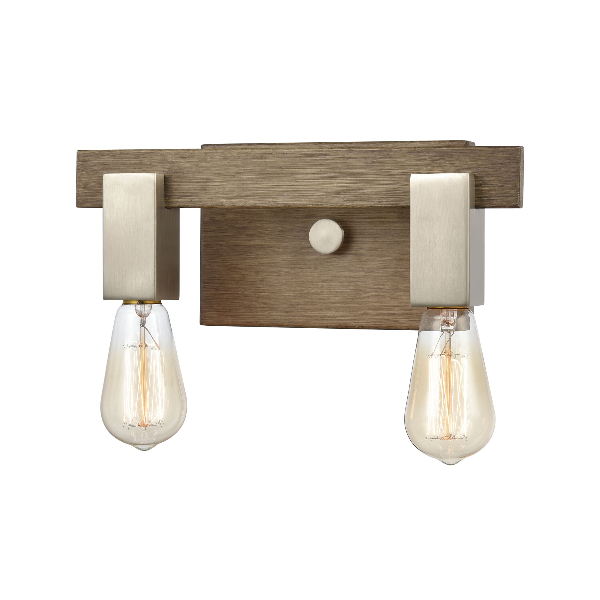 Elk Home Axis Satin Nickel Metal 2 Light Vanity Light